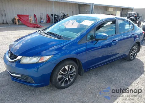 2014 Honda Civic Ex из США, поврежденный, VIN 19XFB2F87EE001058